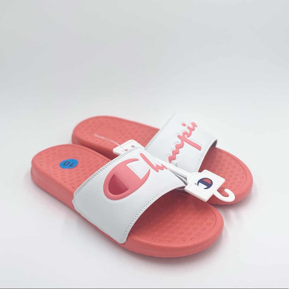 New Women's Champion Super Split Script Slide sz10